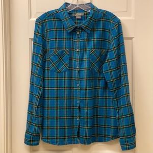 Natural Reflections Flannel Shirt Long Sleeve 100% Cotton XL